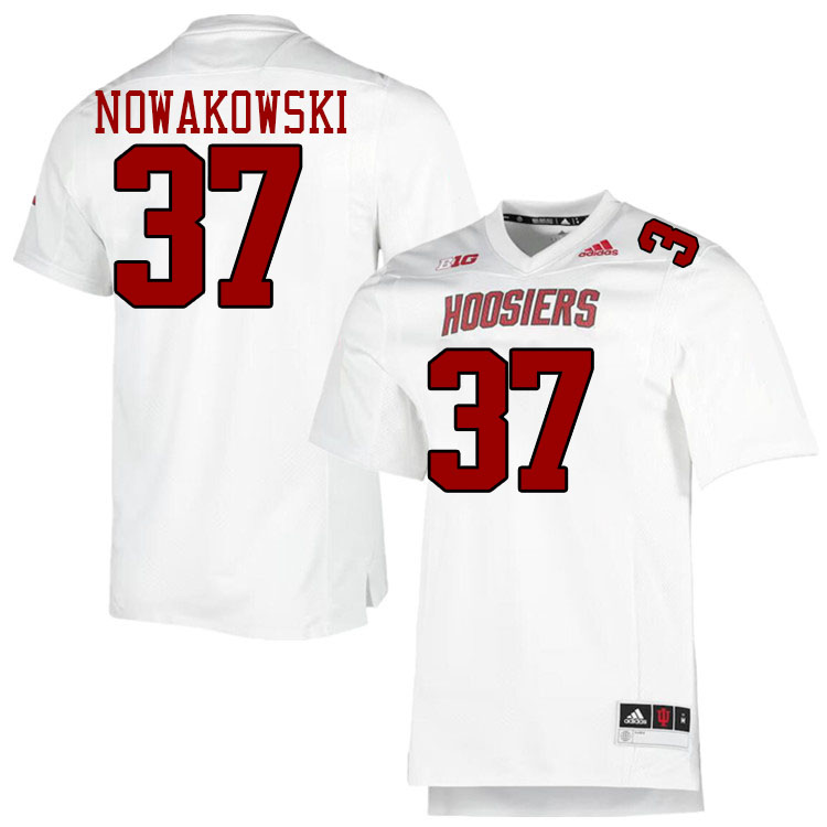 Riley Nowakowski Indiana Jerssey,Indiana University Hooisers Football Jersey,Uniforms-Retro White